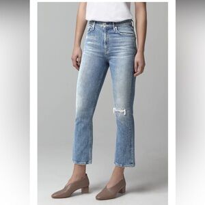 Citizens Of Humanity Demy Cropped Flare Jeans Size 26
